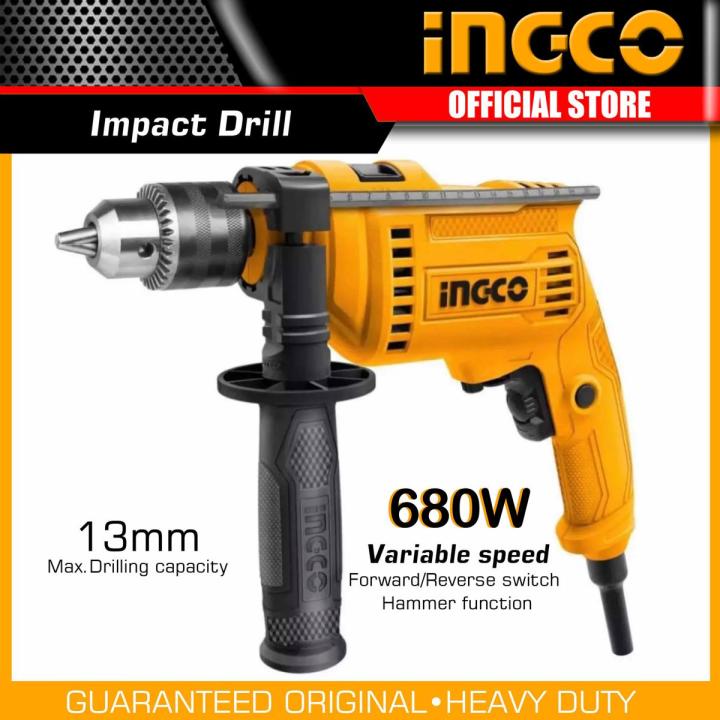 Ingco Impact Drill Hammer Function – 680W Copper Veritable Speed ...
