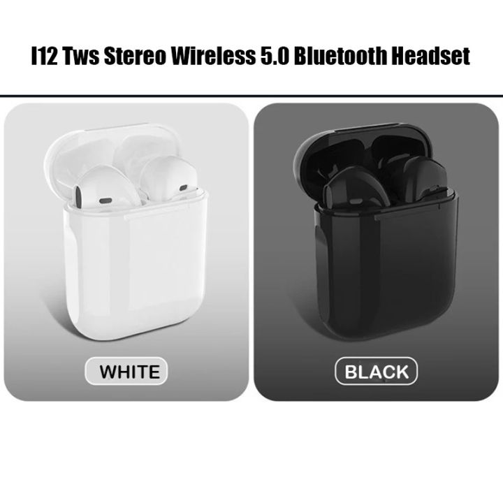 AirPods, airplus i12 TWS TRUE WIRELESS STEREO titanium Buzzer