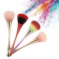 sweet beauty 1 pc Rose Gold Powder Blush Brush Professional Make Up Foundtion Brush Large Cosmetic Face Cont Cosmetic Face Cont brocha colorete Make Up Tool. 