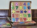 Wooden Alphabet-Puzzles – ABC Letters Sorting Board Blocks Montessori Educational Early Learning Toy Gift for Preschool. 