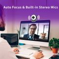 Angetube Streaming Webcam 1080P with Ring Light HD Web Camera with Digital Zoom Autofocus for Computer PC Laptop Mac 962 USB Web Cam for Gaming Xbox Google Meet. 