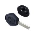 2 Pcs Car Accessories:for BMW E46 E39,1 Pcs 3 Button Remote Key Fob Silicone Case & 1 Pcs Remote Key 3 Button 315MHz. 
