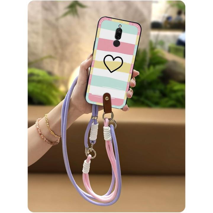 Necklace%20Dirt-resistant%20Phone%20Case%20For%20Xiaomi%20Redmi%208%20Soft%20case%20Full%20wrap%20Cartoon%20Cute%20Durable%20Anti-dust%20Crossbody%20TPU%20-%20Image%204