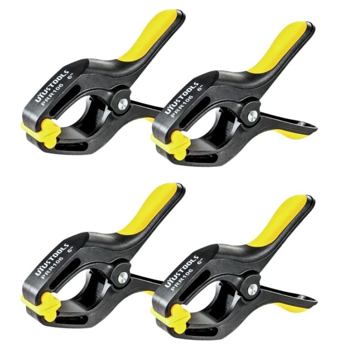 6%20Inch%20Premium%20Nylon%20Fiberglass%20Spring%20Clamp%20with%20PE%20Jaw%20Non%20Slip%20Handle%2012kg%20Clamp%20Force%20Heavy%20Duty%20Clamping%20Tool%20For%20Woodworking,%20Photography,%20DIY%20Projects%20-%20UYUSTOOLS%20PRR106%20-%20Image%204