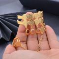 24k Gold Color Coin Bangles Baby Girls Dubai india Jewelry Bracelet Ring boys Children African Gifts Birthday Present Bangle. 