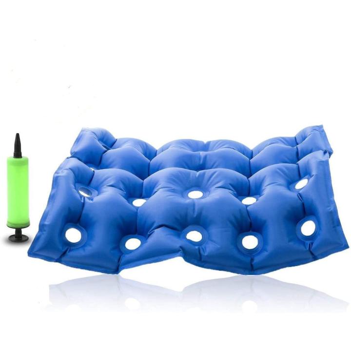 Pack Decubitus Prevention Medical Air Seat Cushion Inflatable Wheelchair Square Porous Emerods Pads For Bedsore Curing