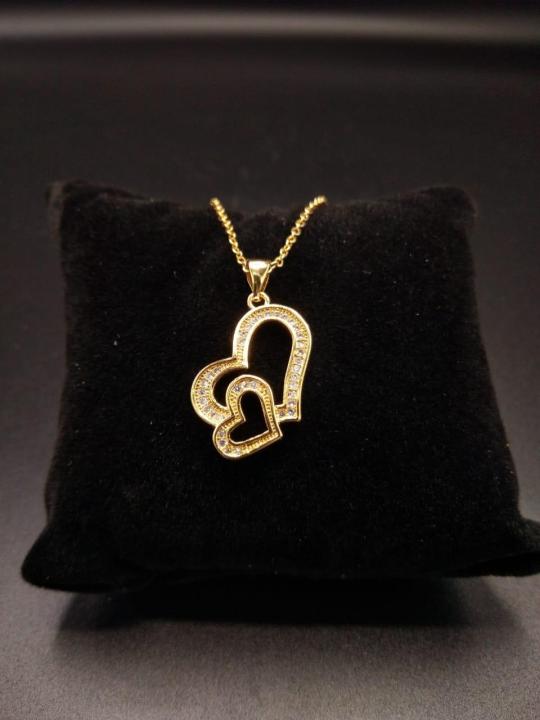 Valentine%20Gift%20Gold%20Plated%20Zircon%20Locket%20with%20Chain%20-%20Image%203