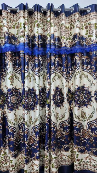 * Size: 54 x 94 Inches * Rings  each Curtain  * Back Side Simple and plain * Premium Quality * Note: There might be 1-3 cm errors of dimension data due to pure manual measurement * There might be slight color differences due to different light and moni