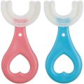 Baby Toothbrush Children 360 Degree U-shaped Child Toothbrush Teethers Soft Silicone Baby Brush Kids Teeth Oral Care Cleaning U Shape Brush. 