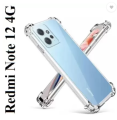 Redmi Note 12 Back Cover Transparent Extra Bumper Anti Shock Soft Clear Case Redmi Note 12. 