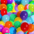 Pack of 25/50/100 Pieces Multicolor 12" Rainbow Latex Balloons Assorted Colors for Vibrant Birthday, Baby Shower, Wedding Party Decorations. 