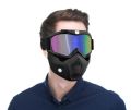 Face Helmet Mask for Bike Riders with Glasses | Anti Dust Masks for Bikers | Fog Proof & Warm. 