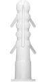 (1000 Pcs Pack) 8 MM - White Plastic Wall Plugs - Rawal Plugs Plastic - Roll Plug - Plastic Gitti Screw Stopper - Screw Plugs - Wall Plugs - PVC Sleeve Gitti - Wood Concrete Screw Flat Nails Plugs - PVC Gitti - Wall Plugs - Rawl Plugs - Screw Sleeves. 