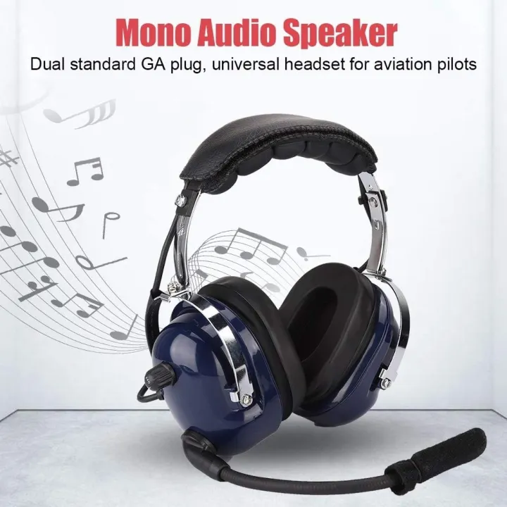 Aviation%20Headset,%20Pilot%20Headset,%20General%203.5mm%20Dual%20Plug%20Noise%20Cancelling%20Headset%20Blue%20-%20Image%204