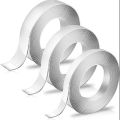 Openness - Nano Double Sided Silicon Transparant Tape 25MM(Width), 0.8MM(Thickness), 3M & 5M(Length) Multipurpose Removable, Mounting, Adhesive, Grip, Washable, Reusable, Traceless, Clear And Sticky Tape. 