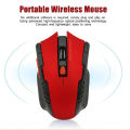 Kebidu 2.4GHz Wireless Optical Mouse - 1600DPI 6 Buttons Gaming Mice - 10M Long Distance Receiving Range. 