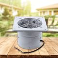 4 Inch Inline Duct Fan Air Ventilator Metal Pipe Ventilation Exhaust Fan Extractor Bathroom Fan Duct Fan Accessories. 