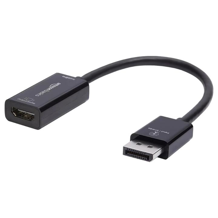 Amazon Basics Mini DisplayPort to HDMI Adapter 4K 60Hz