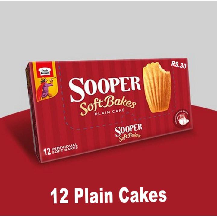 Peek Freans Sooper Soft Bakes Plain Cake Box