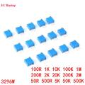 10pcs 3296W 3296 1K 2K 5K 10K 20K 50K 100K 200K 500K 1M 2M 50R 100R 200R 500R 103 104 105 503 504 Trimpot Trimmer Potentiometer. 