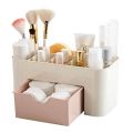 Makeup Organiser Cosmetic Storage Box Multi Functional Desktop Tidy Organiser Holder with Drawer Random Colour makeup organizer. 