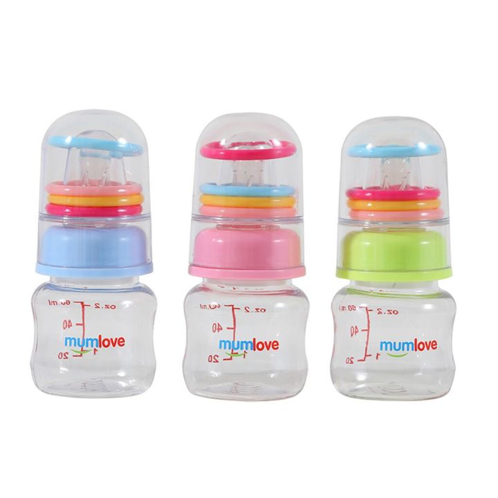 Baby Feeding Bottle with Rattle Cap 60ml | Daraz.pk