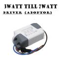 Led Driver  3W 4W 5W 6W 7W Lamp Driver Power Supply Lighting Transformer AC85-265V for LED Lights. 