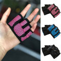 Four Finger Women Workout Gloves Fitness Gym Yoga Exercise Hand Palm Protector. 
