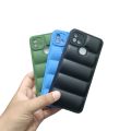 Infinix Hot 10i Back Cover Soft Puffer Camera Protections Down Jacket Phone Case. 