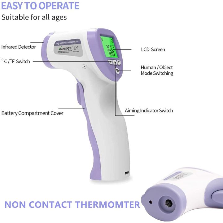 Portable%20%E2%84%83/%E2%84%89,%20Fever%20Alarm%20Precise%20LCD%20Digital%20Non-contact%20Body%20IR%20Laser%20Infrared%20Forehead%20Thermometer%20-%20Image%206