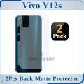 2Pcs Vivo Y12s Back Matte Protector Soft Skin Sheet Soft Film Protection For Vivo Y12s. 