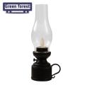 Green forest Night Light Nostalgia 80s Retro Style Electronic Oil Lamp. 