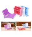 Kitchen Foldable Accessories Dryer Rack Organizer Drainer Plastic Storage Holder. 