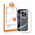 Iphone 16 pro max Cover New Ultra Thin Soft Tpu Silicon Dust Proof Transparent Back Cover. 
