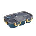 Bento Lunch Box,5-Compartment Food Container with Salad Bowl,Leakproof Salad Lunch Containers for Office,School. 
