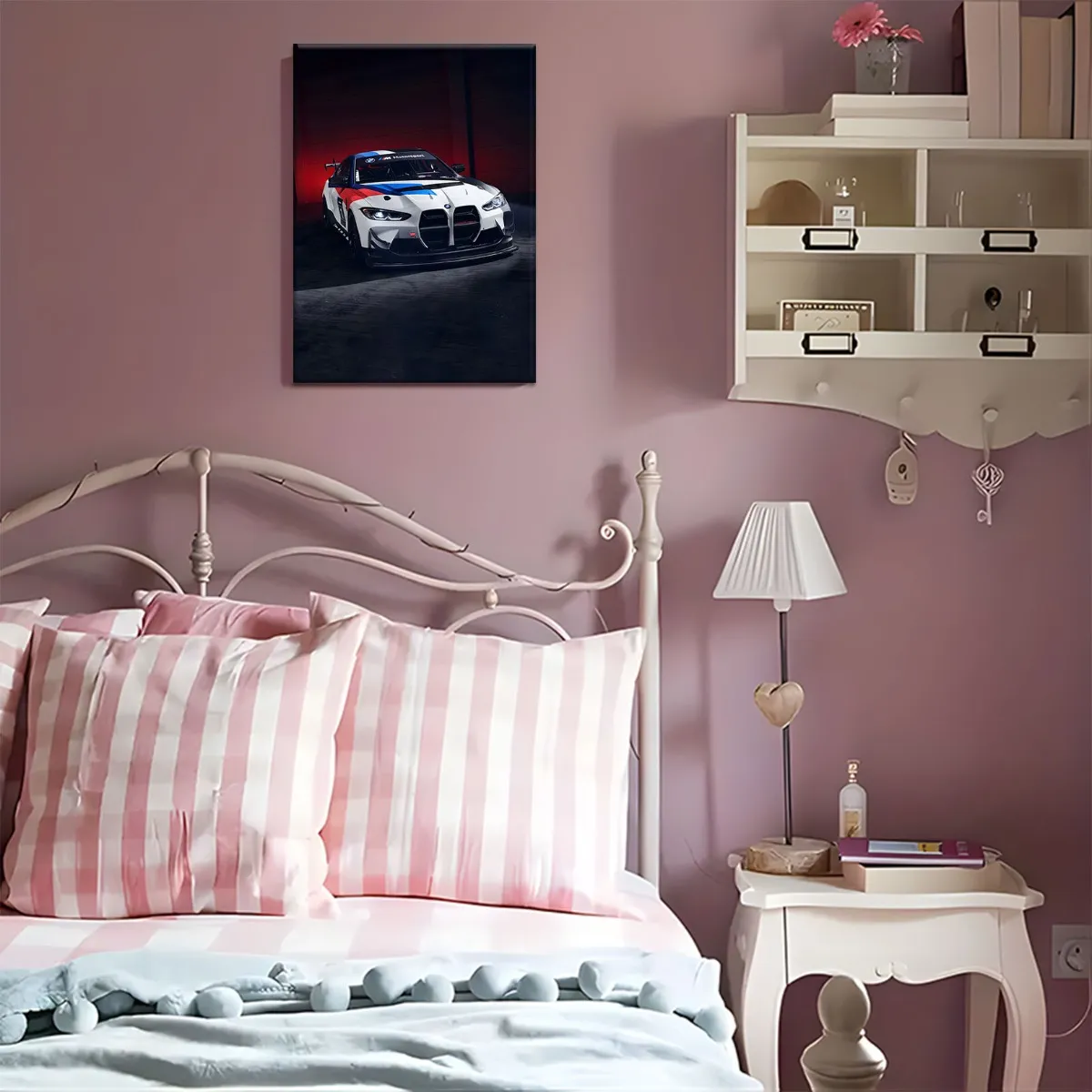 1Pc Modern Sports Car Photo Frame 8x12