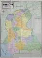 Sindh Map size 28inch x 40inch. 