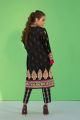 Warda Women Stitched Black & Multi Lawn Print Chikan Kari Single Shirt  LS19093. 