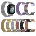 Stainless Steel Magnetic Loop Watch Band For FITBIT Versa 3 and FITBIT Sense Smart Watch FITBIT Watch Band. 