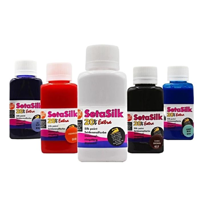 Sega Fabric Paint 70 ML Bottles, Sega Seta Silk 20% Extra Paint ...