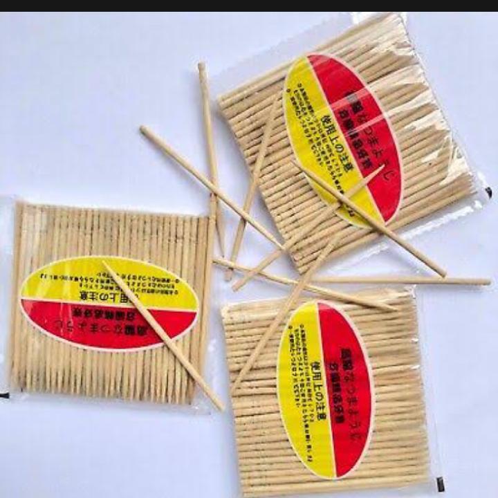 pack of 3 and 6 toothpick(100 piece per pack),one sided wooden toothpick,Toothpick,Oral Hygiene, Dental Floss and Picks