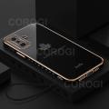 For Xiaomi POCO F4 GT Back Cover Luxury 6D Plating Maple Leaf Side Pattern Soft Silicone Square Mobile Phone Case. 