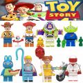 PinShang LEGOing Toy Story 4 Minifigure Buzz Lightyear Woody Jessie Alien Ducky Bo Peep Building Blocks. 