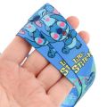 Blue Alien Stitch Bank Card Phone Strap Neck Strap ID Card Keychain Phone Lanyard Stitch Lanyard Card Holder Badge Holder. 