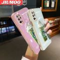 JIUMOO For Xiaomi MI Redmi Note 10 5G Note 11 SE 5G POCO M3 Pro 4G POCO M3 Pro 5G Case Fashion Cartoon Ice Side Edge Cases Thin Luxury Plating Pattern Casing Soft Silicone Back Cover. 
