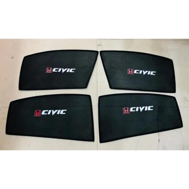 Side Window Curtains Sun shades Honda Civic Rebirth 2012-2015