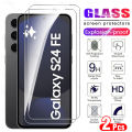 For Samsung S24 FE 2PCS Tempered Glass Protector Full Screen HD for Samsung S 24 FE samsung s24 fe 6.7 inches No Black Edge Screen Protector Anti-Drop. 
