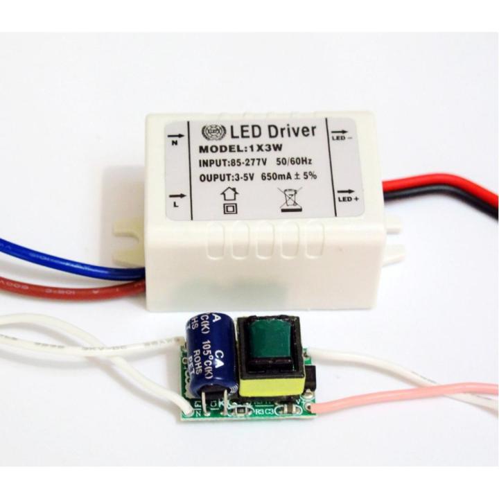 3W LED driver / 6W LED Driver /High quality Isolated 600mA 1x3W Led Driver 1x3W  AC 110V 220V 277V for LED lights