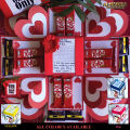 Exploson Chocolate`s Gift Box  | With 16 Big Chocolate`s | For Valentine`s Day Gift , Birthday Gift For Girl`s and Boy`s , Eid Gift. 