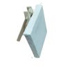 Openness - 4x4 Canvas - 4" Easel Wood Display Stand A-Frame, Wooden Tripod Tabletop Holder Stand - Well Primed Canvas, For Painting , Kids Crafts, Photos, Pictures. 